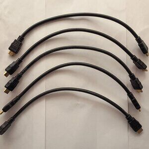 HDMI Cable, 1ft, set of 5